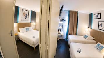 Standardzimmer, Mehrere Betten, Verbindungszimmer | Hochwertige Bettwaren, Verdunkelungsvorhänge, schallisolierte Zimmer