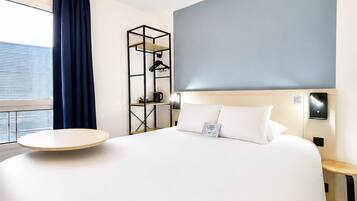Ropa de cama de alta calidad y cortinas blackout