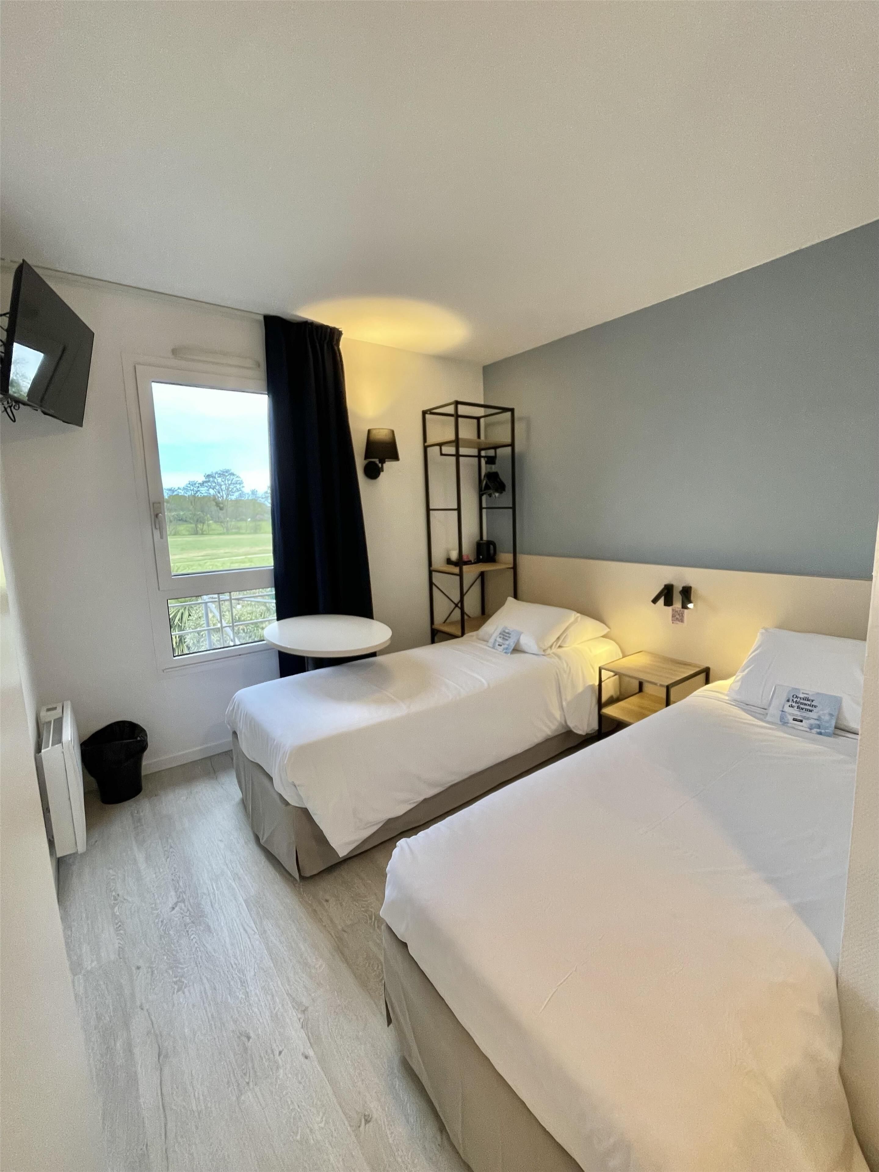 Standardværelse - 2 enkeltsenge | Premium-sengetøj, mørklægningsgardiner, lydisolering