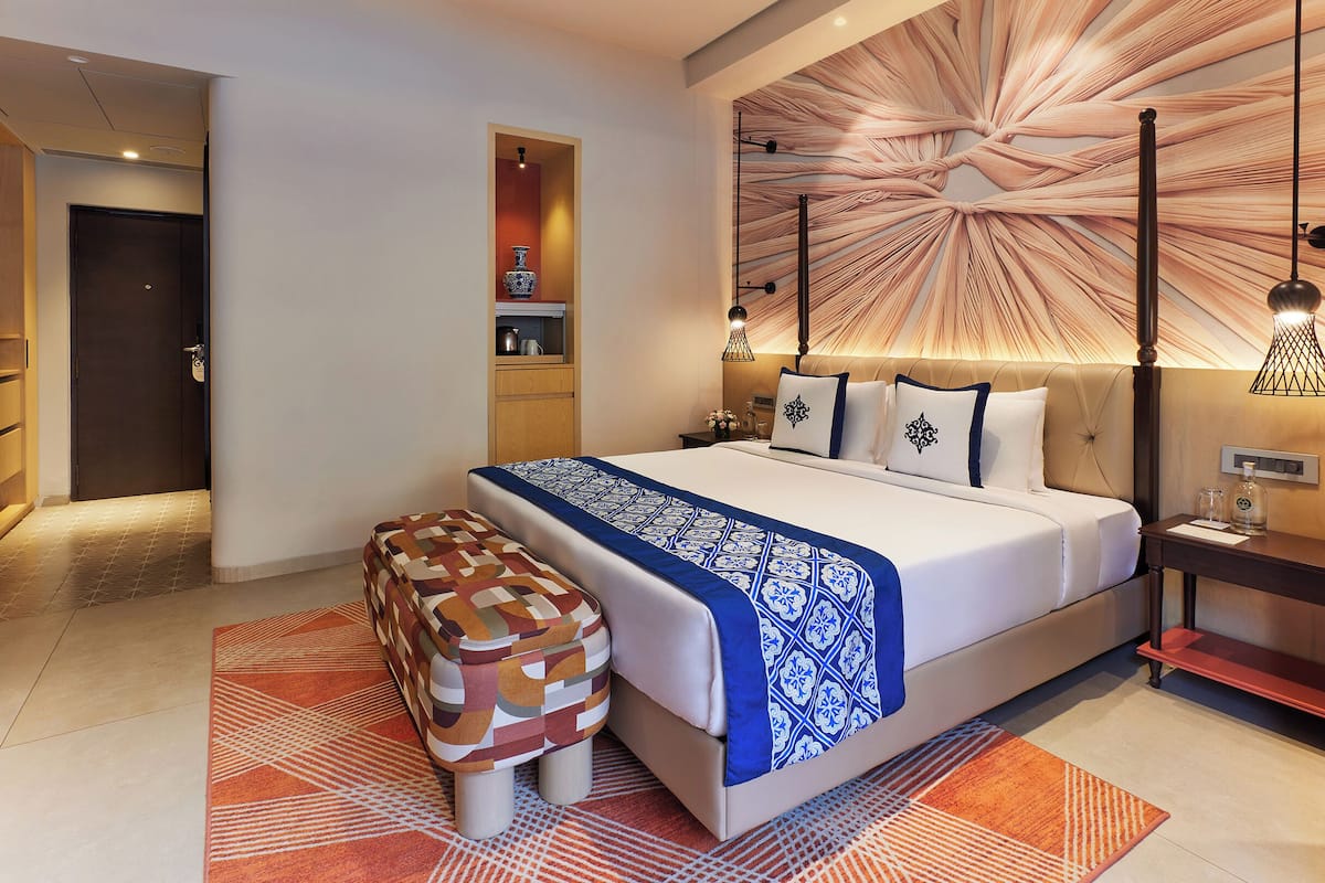 pillow-top beds, minibar, in-room safe, individually decorated