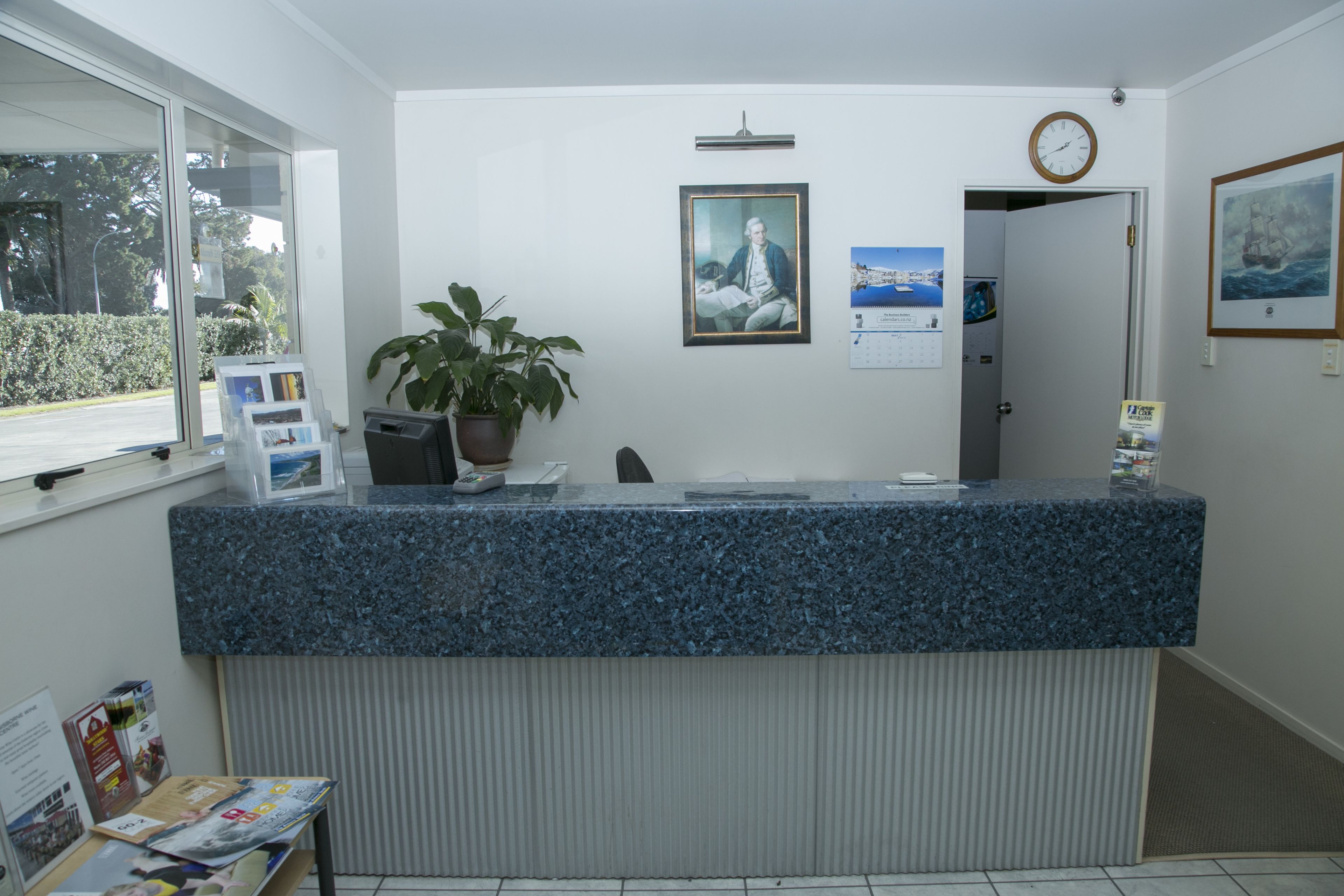 Quiosque de check-in/check-out