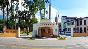 Fassade der Unterkunft