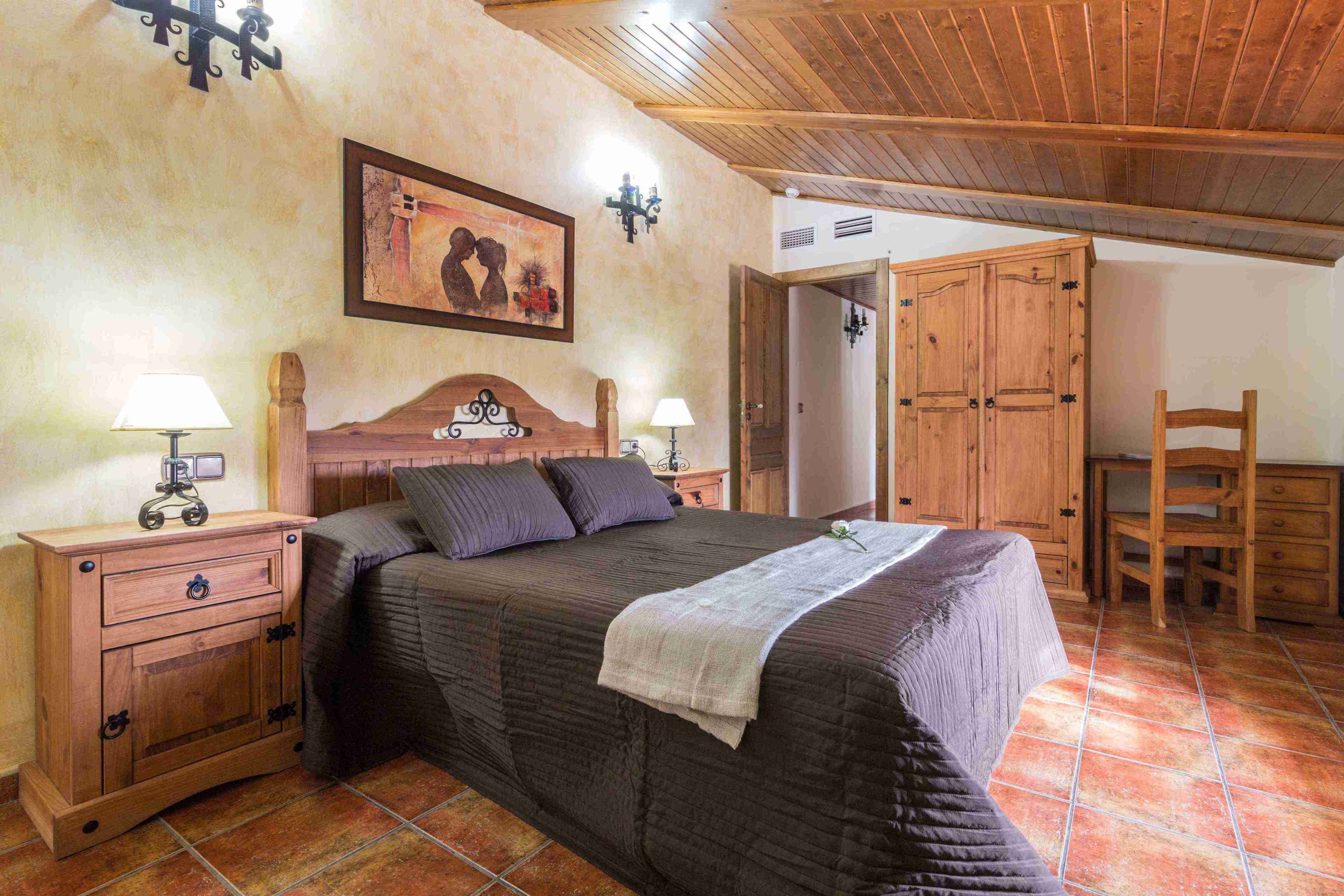 Down duvets, individually decorated, individually furnished