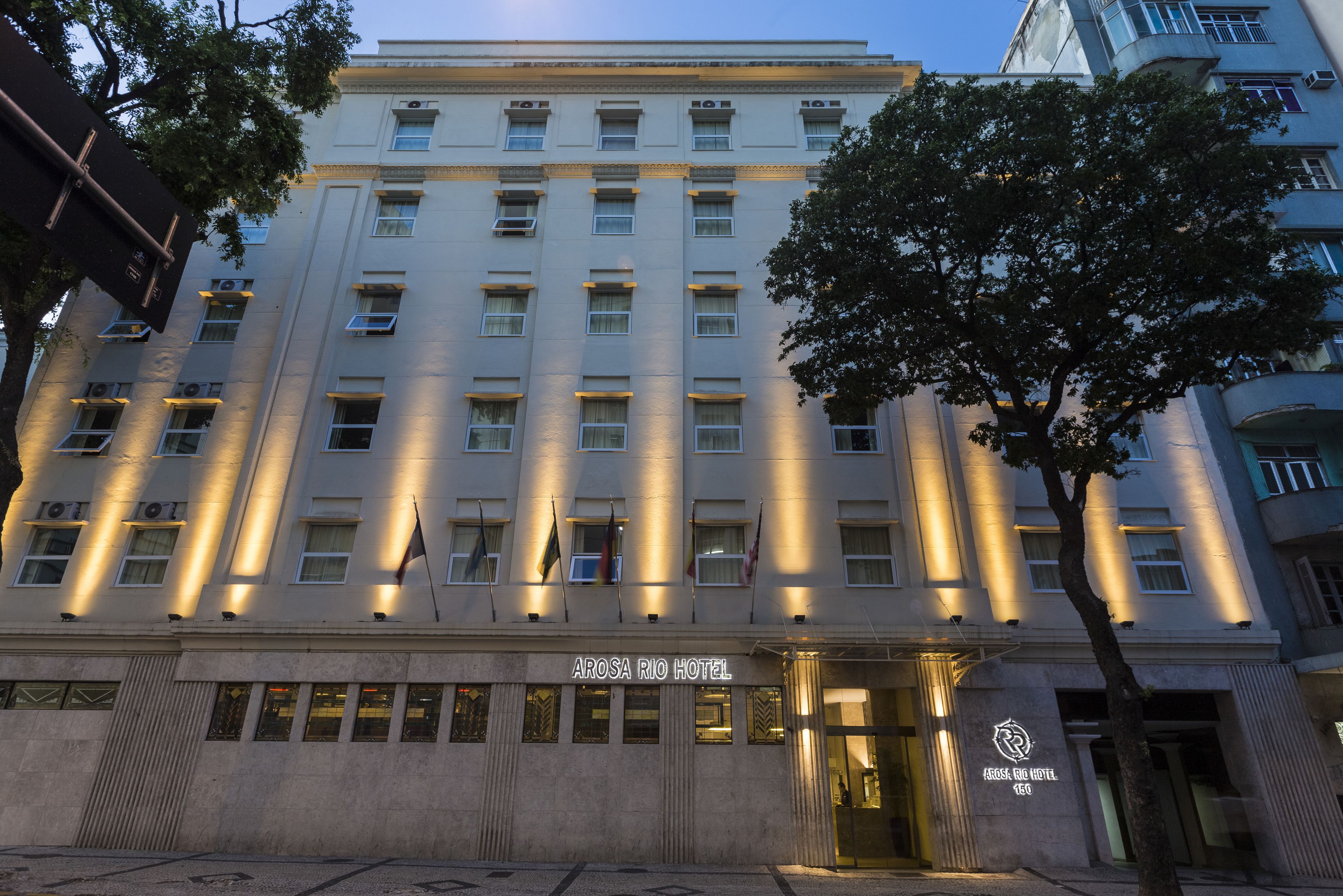 front of property – evening/night