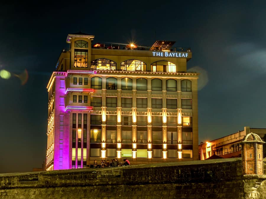 Façade de l’hébergement - soirée/nuit