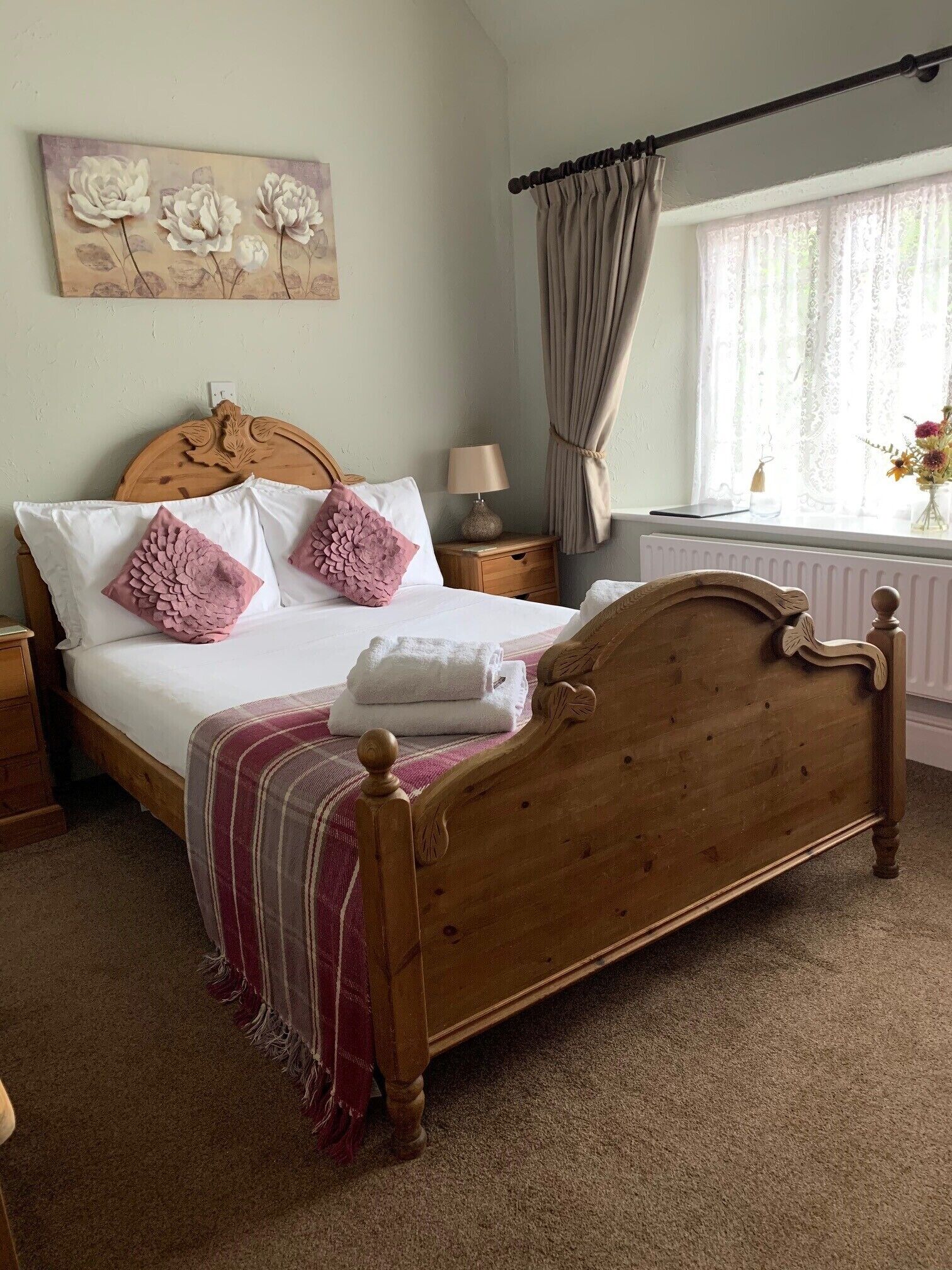 Chambre Double, salle de bains attenante