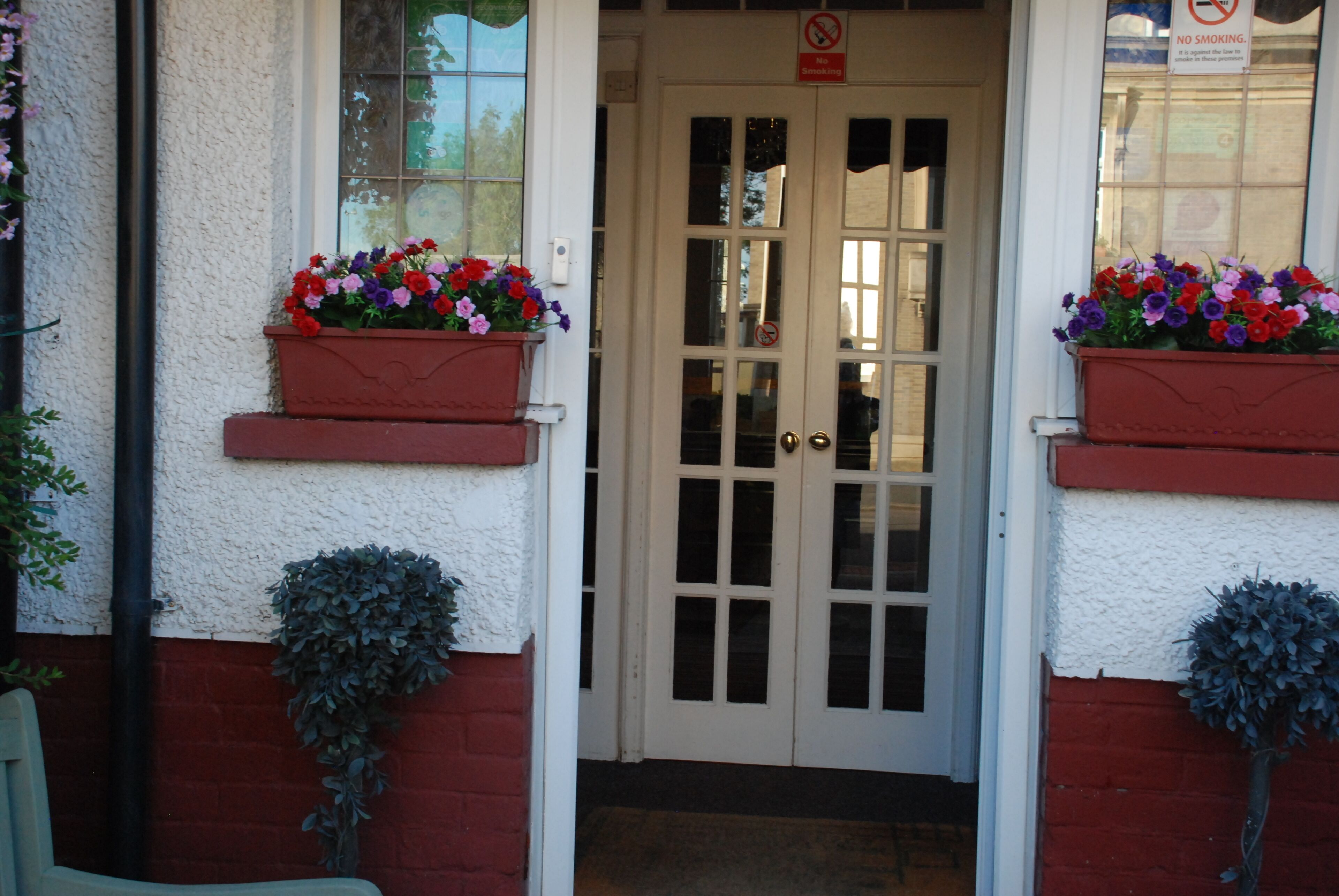 Entrada de la propiedad