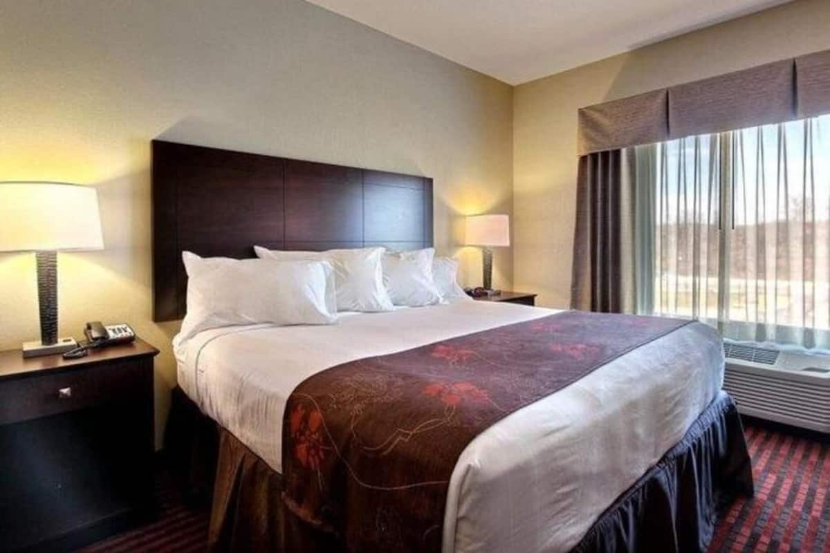 Hypo-allergenic bedding, iron/ironing board, cribs/infant beds