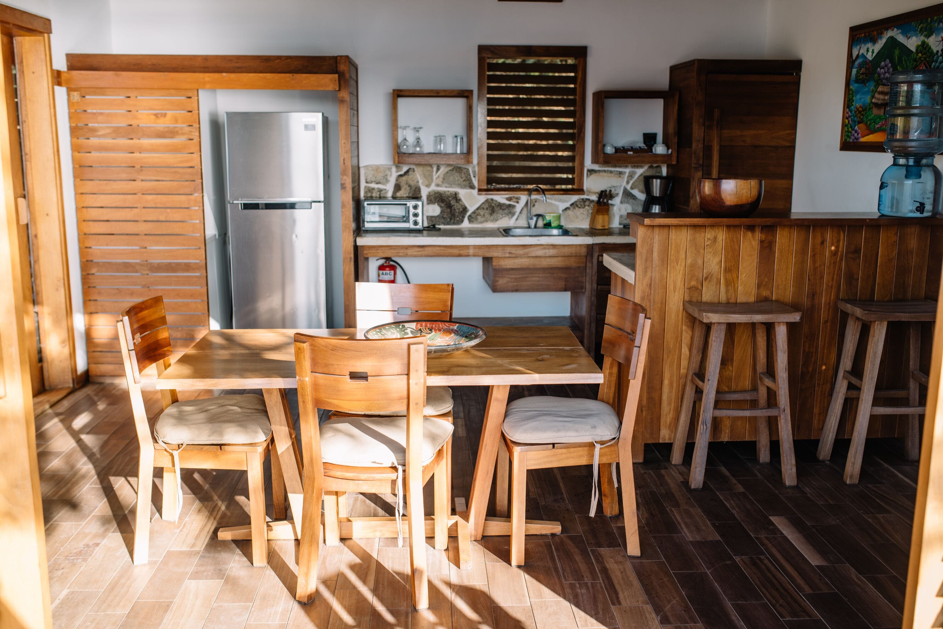 luxury suite, ocean view (villa with sea view) | private kitchen | fridge