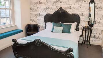 Individually decorated, individually furnished, iron/ironing board