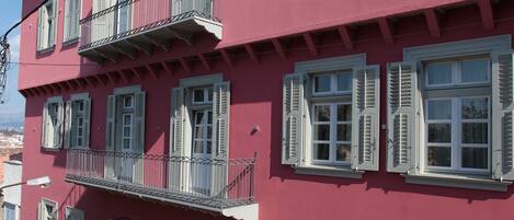 Façade de l’hébergement