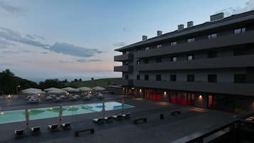 Front of property – evening/night