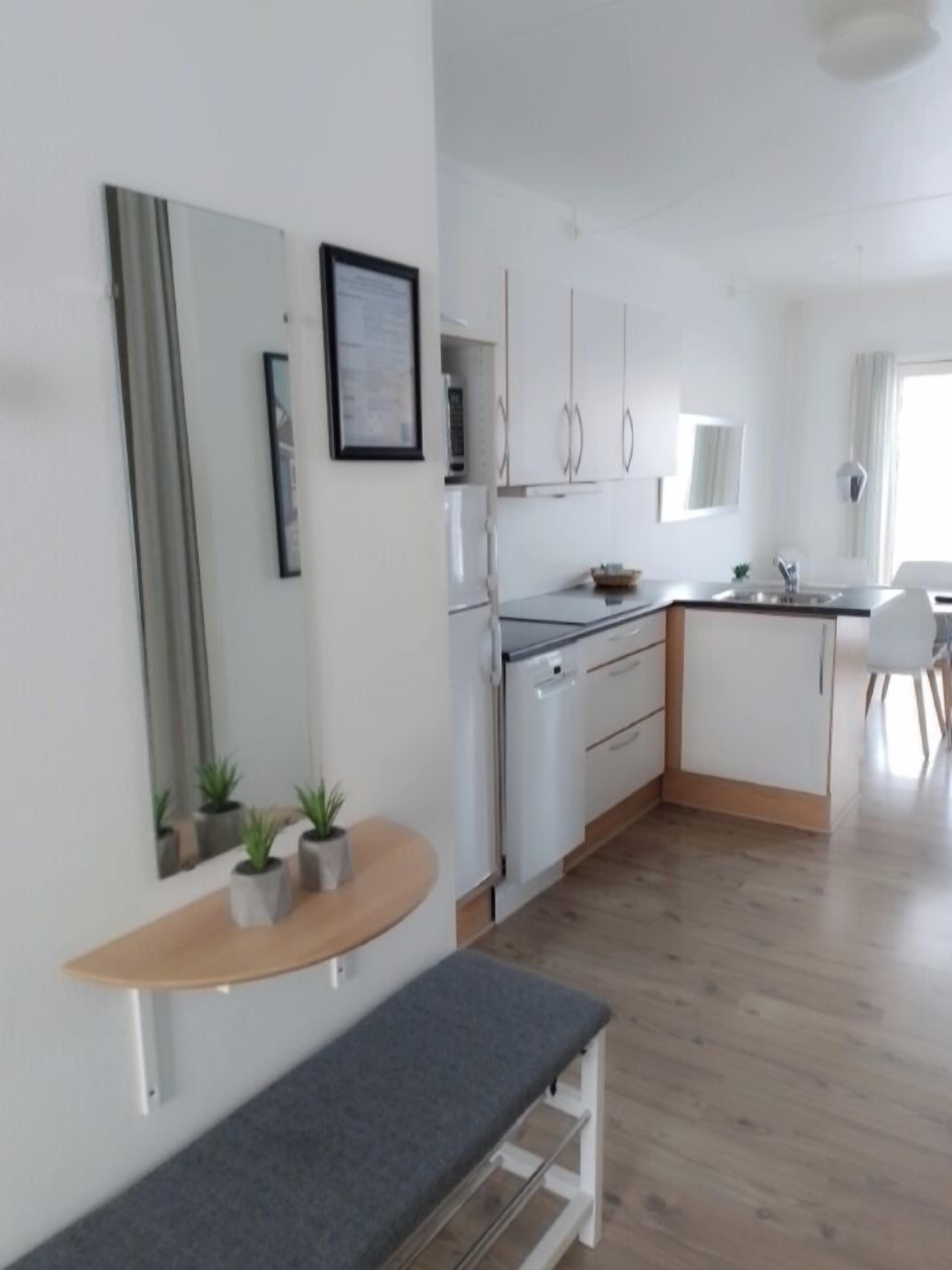 Apartment, 2 Bedrooms (EXCL. SHEETS, TYPE 4+2) | Private kitchen | Fridge, microwave, stovetop, coffee/tea maker