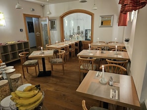 Daily buffet breakfast (EUR 10 per person)