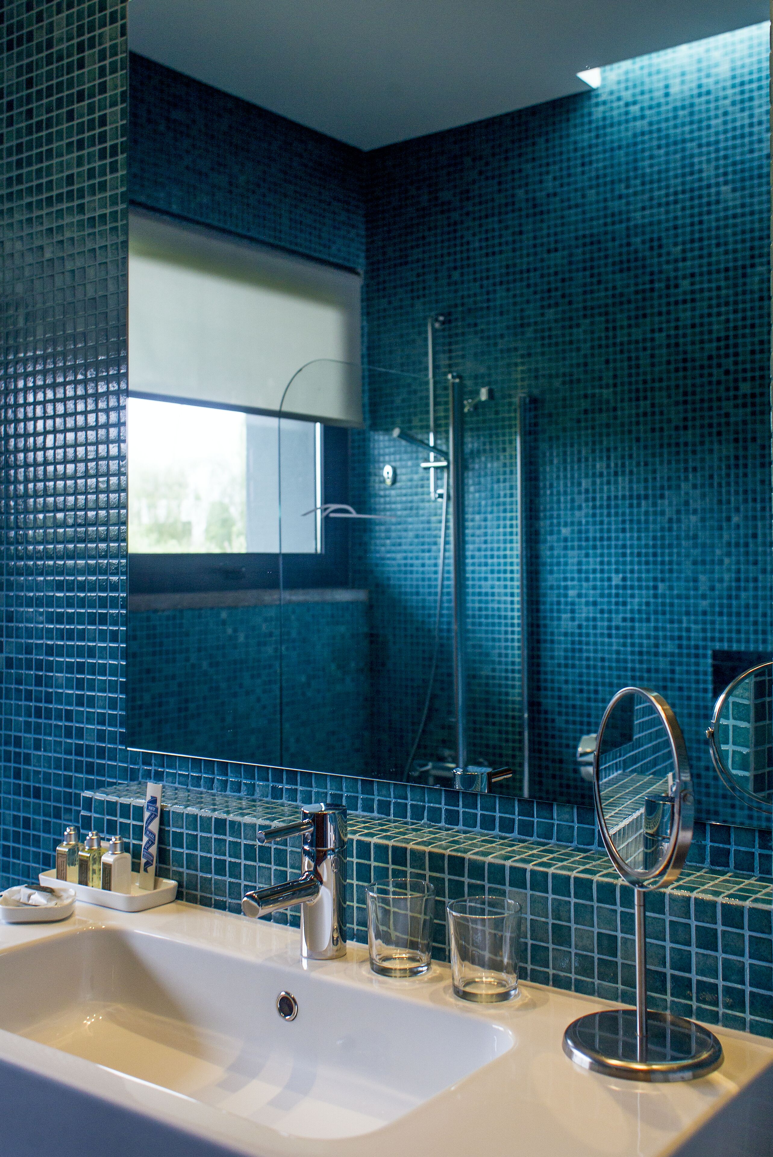 double or twin room | bathroom | designer toiletries, hair dryer, bathrobes, slippers