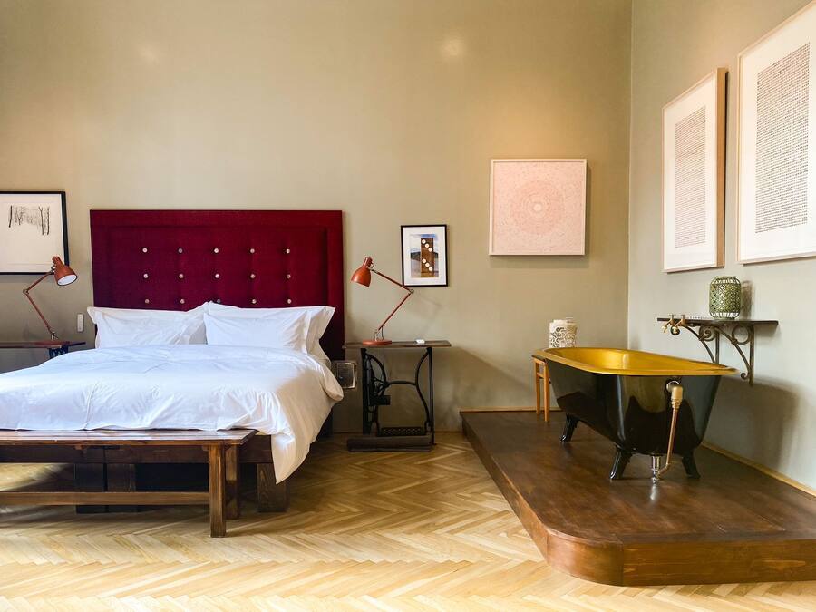 Panoramic Double Room | Premium bedding, individually decorated, individually furnished, desk