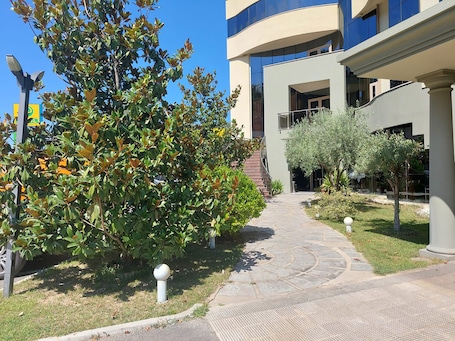 Jardín. Hotel Green