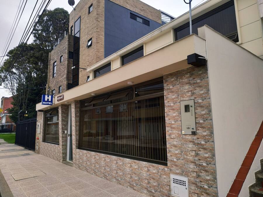 Majoituspaikan julkisivu