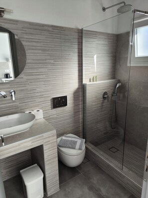 Monolocale Standard | Bagno | Doccia, asciugamani