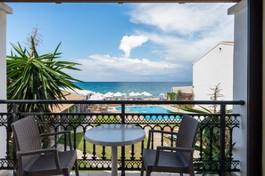 公寓, 1 間臥室, 海景 | 露台/庭院