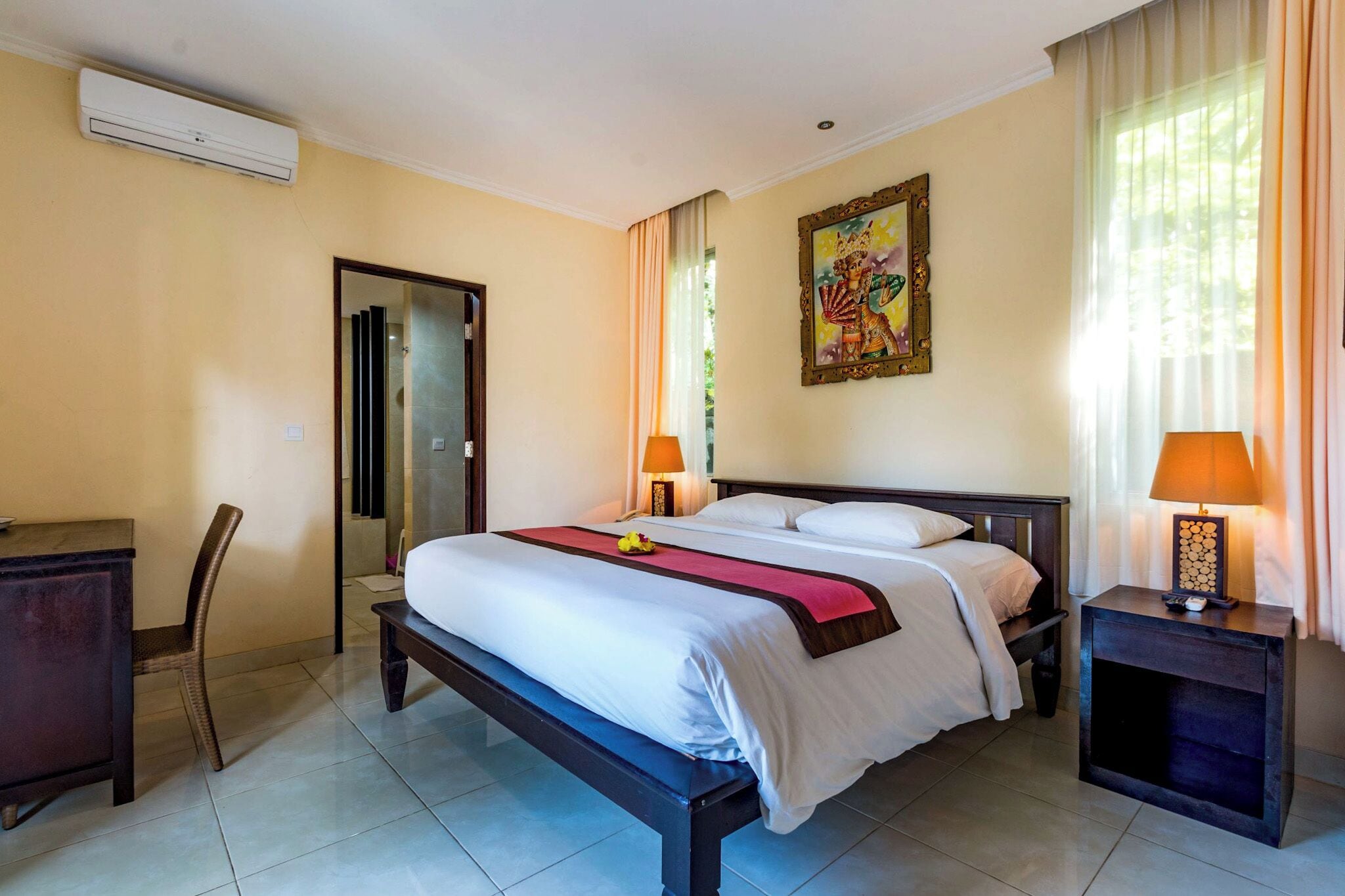 標準雙人房, 1 間臥室 | 迷你吧、房內夾萬、獨特設計、書桌