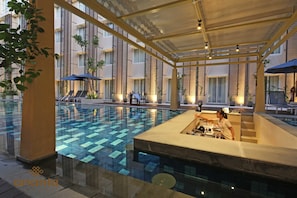 Deluxe Room, Pool Access | View from room - Ananta Legian Hotel (Legian)
