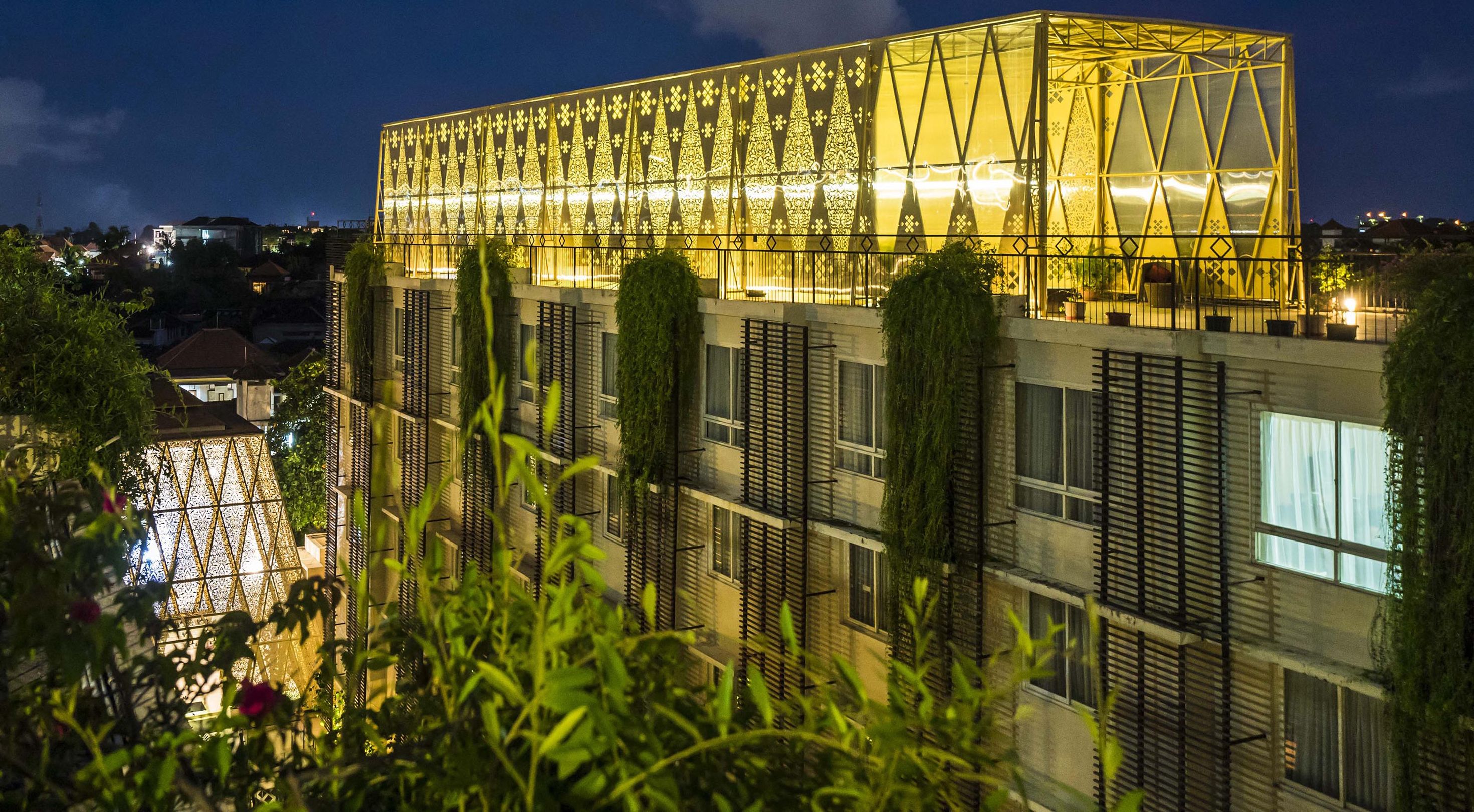 front of property – evening/night