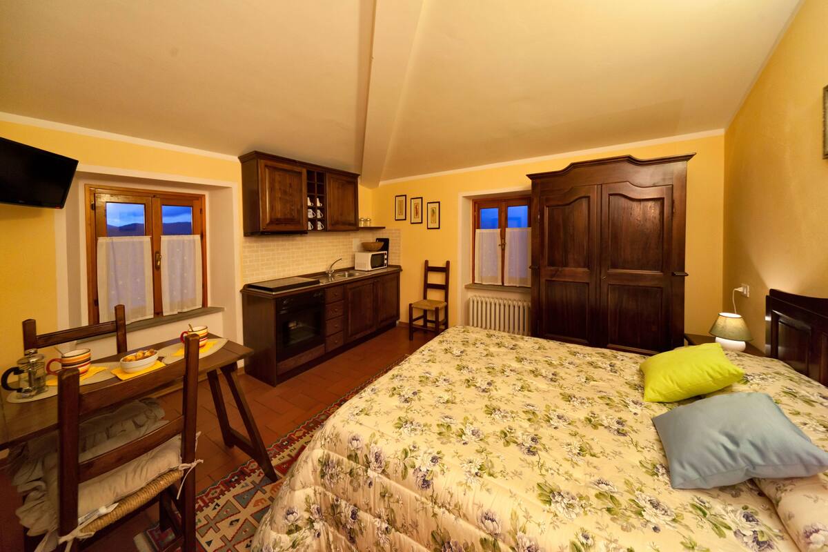 Down comforters, individually decorated, individually furnished