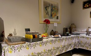 Daily buffet breakfast for a fee