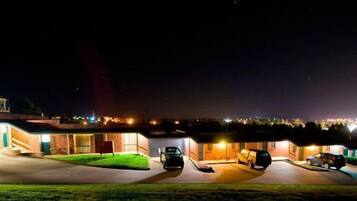 Front of property – evening/night