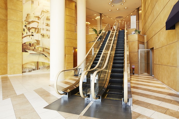 Interior entrance