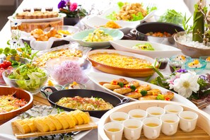 Savor a diverse selection of dishes and beverages.