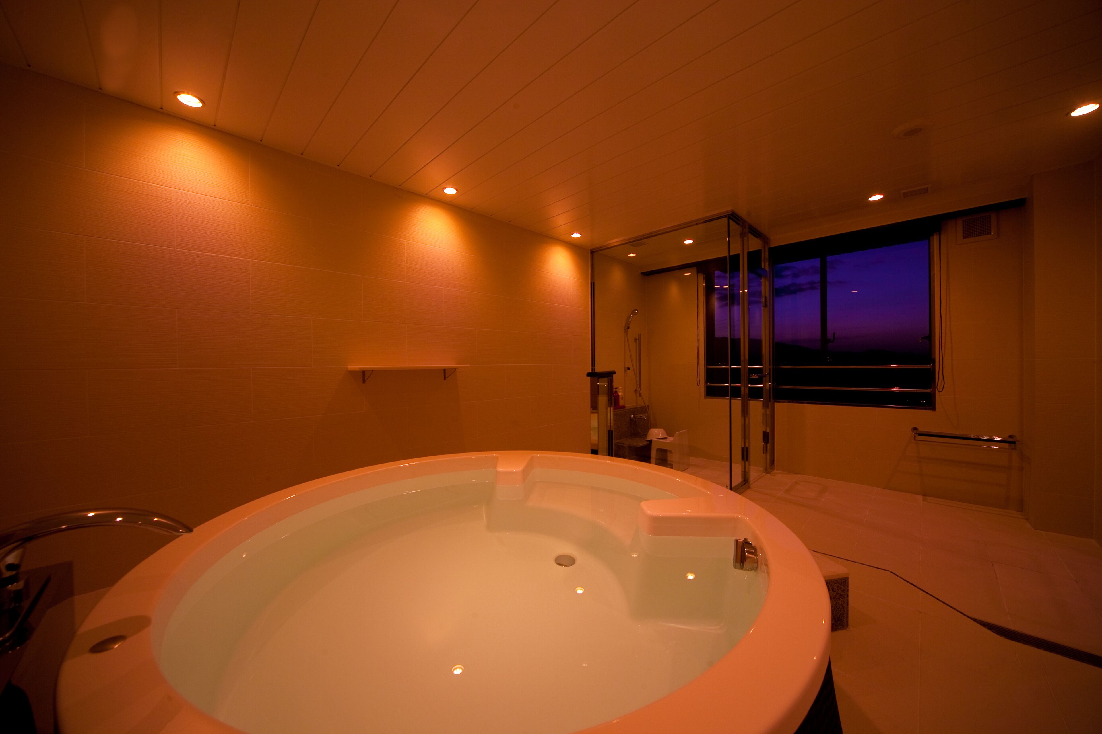 premium twin room (room 802) | bathroom | combined shower/bathtub, deep-soaking bathtub, free toiletries