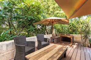 King Safari Tent (Children under 2 not permitted) | Terrace/patio - The Billi Resort (Cable Beach)