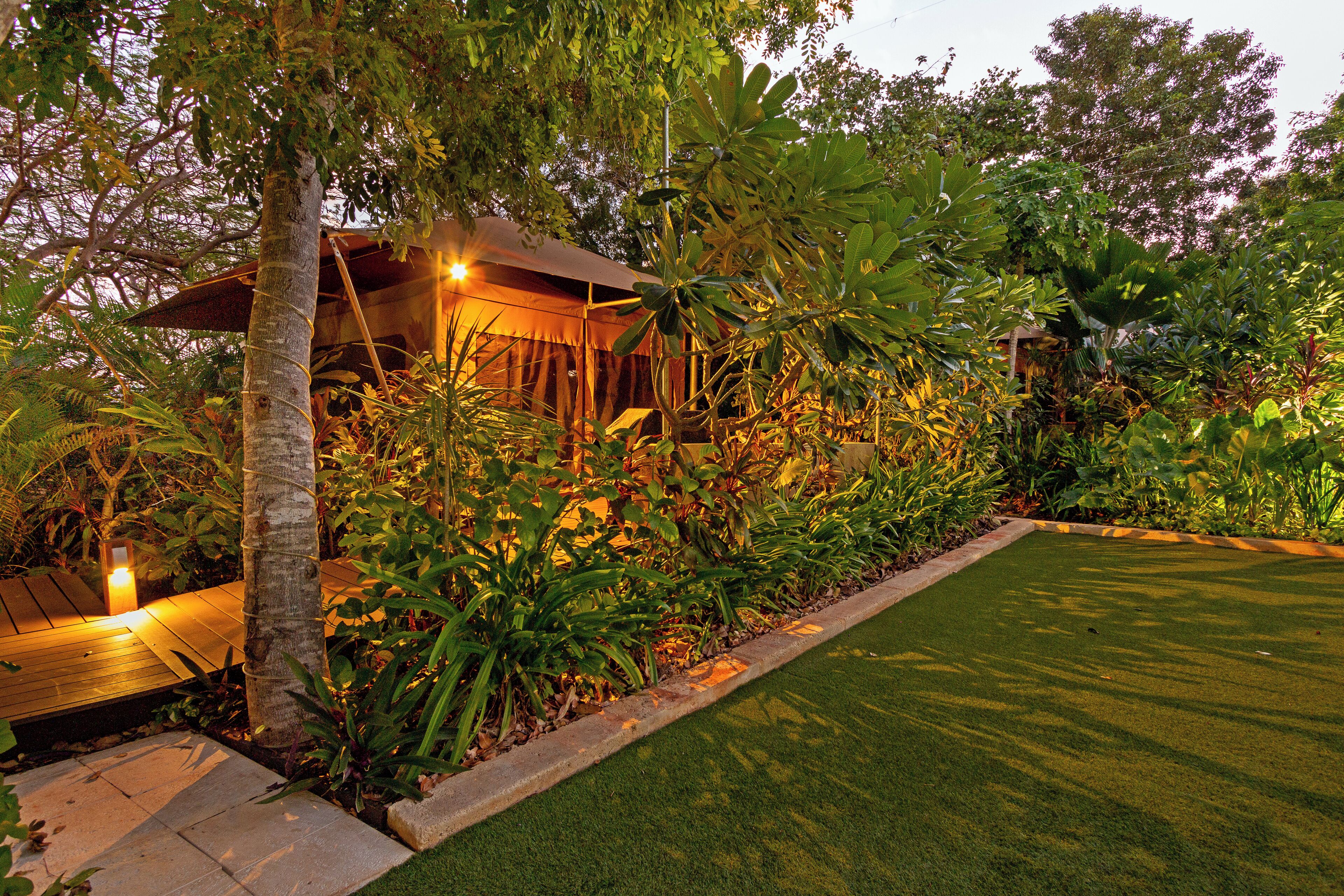 Queen Safari Tent (Children under 2 not permitted) | Premium bedding, pillow-top beds, in-room safe, individually decorated