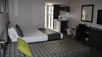 In-room safe, desk, iron/ironing board, cots/infant beds