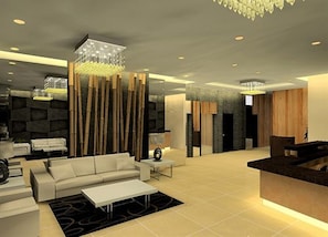 Lobby sitting area