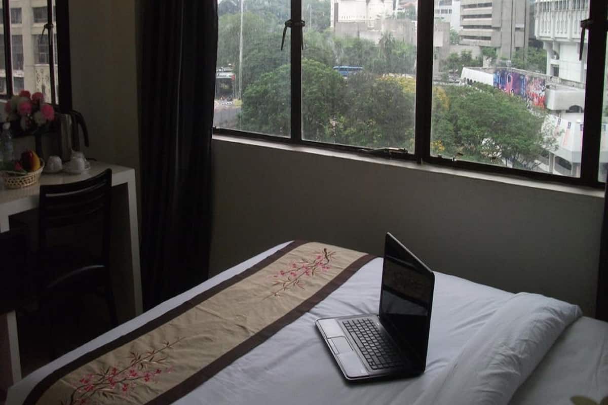 Family Quadruple Room, 2 Queen Beds, City View | View from room
