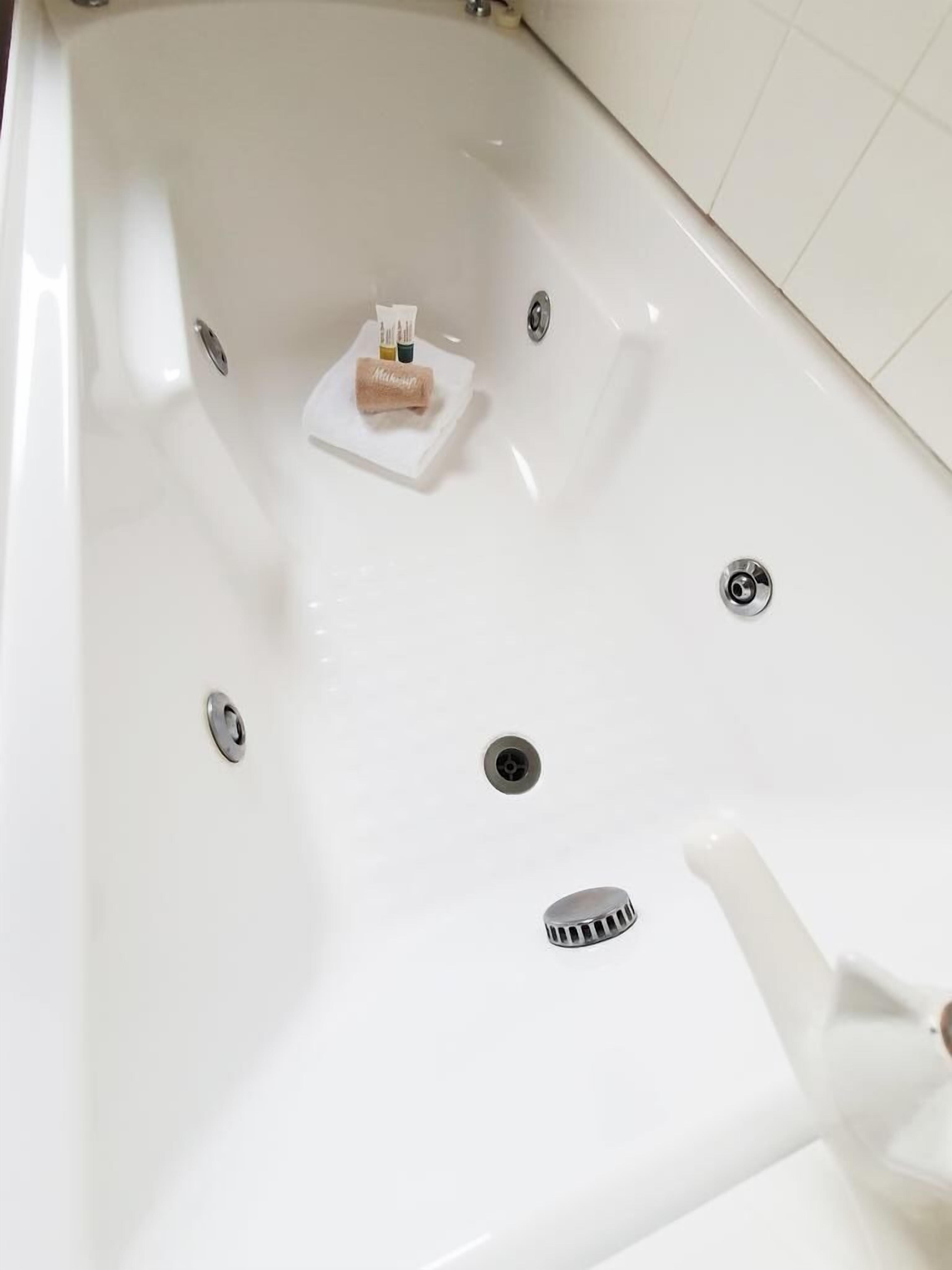 Free toiletries, hair dryer, towels