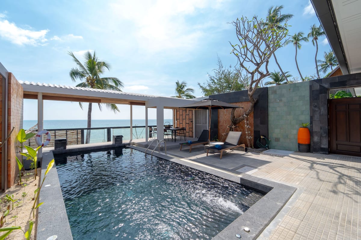 Two Bedroom Beachfront Pool Villa | Private pool