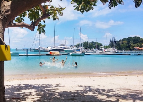 Private beach nearby, free beach cabanas, beach volleyball, beach bar