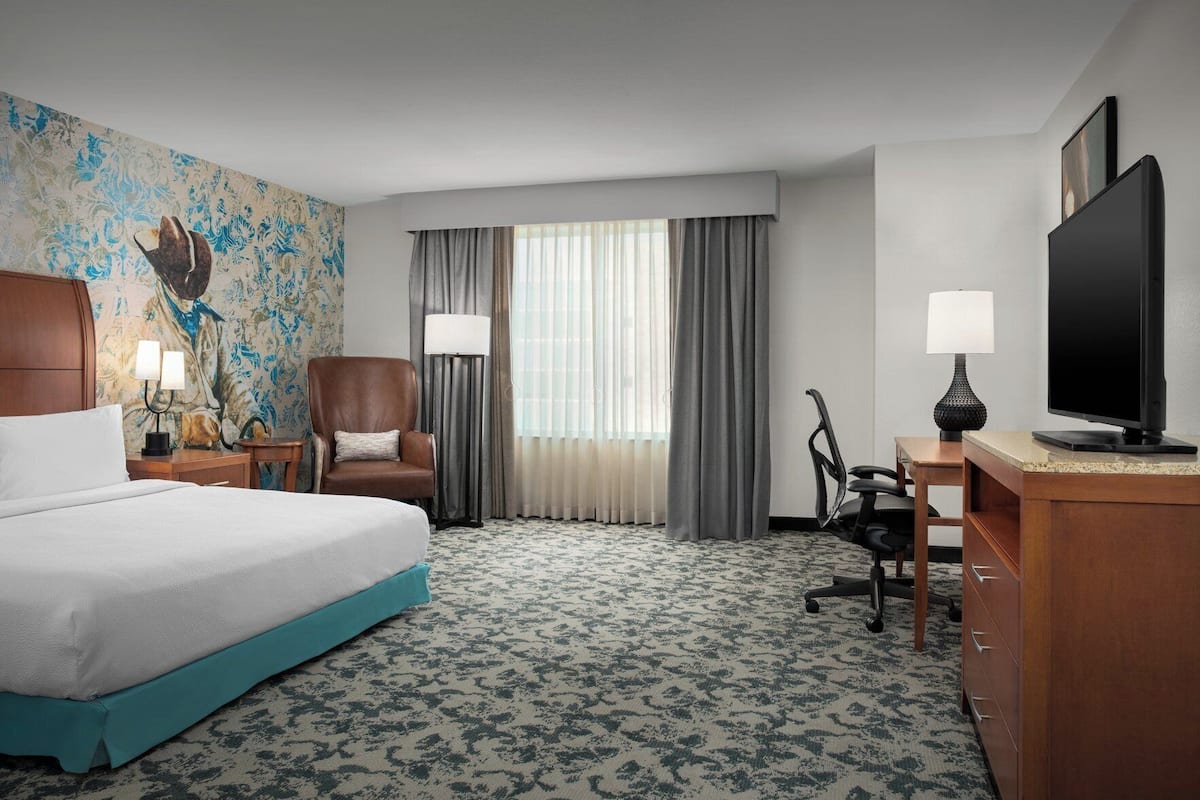 In-room safe, desk, laptop workspace, iron/ironing board