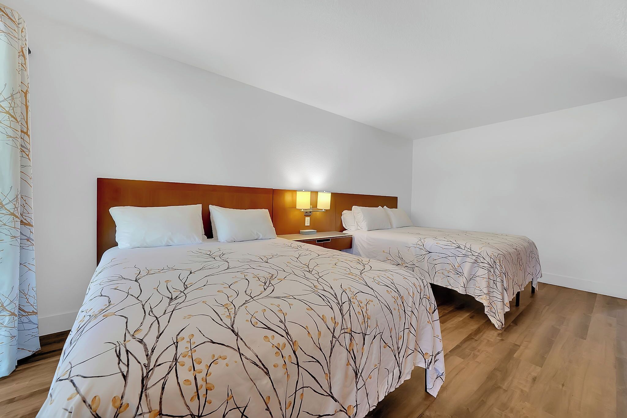 two queen beds | desk, free wifi, wheelchair access