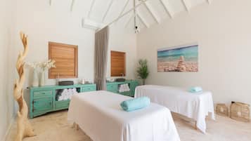 Hot stone massages, deep-tissue massages, manicures and pedicures