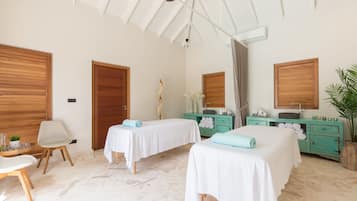 Hot stone massages, deep-tissue massages, manicures and pedicures