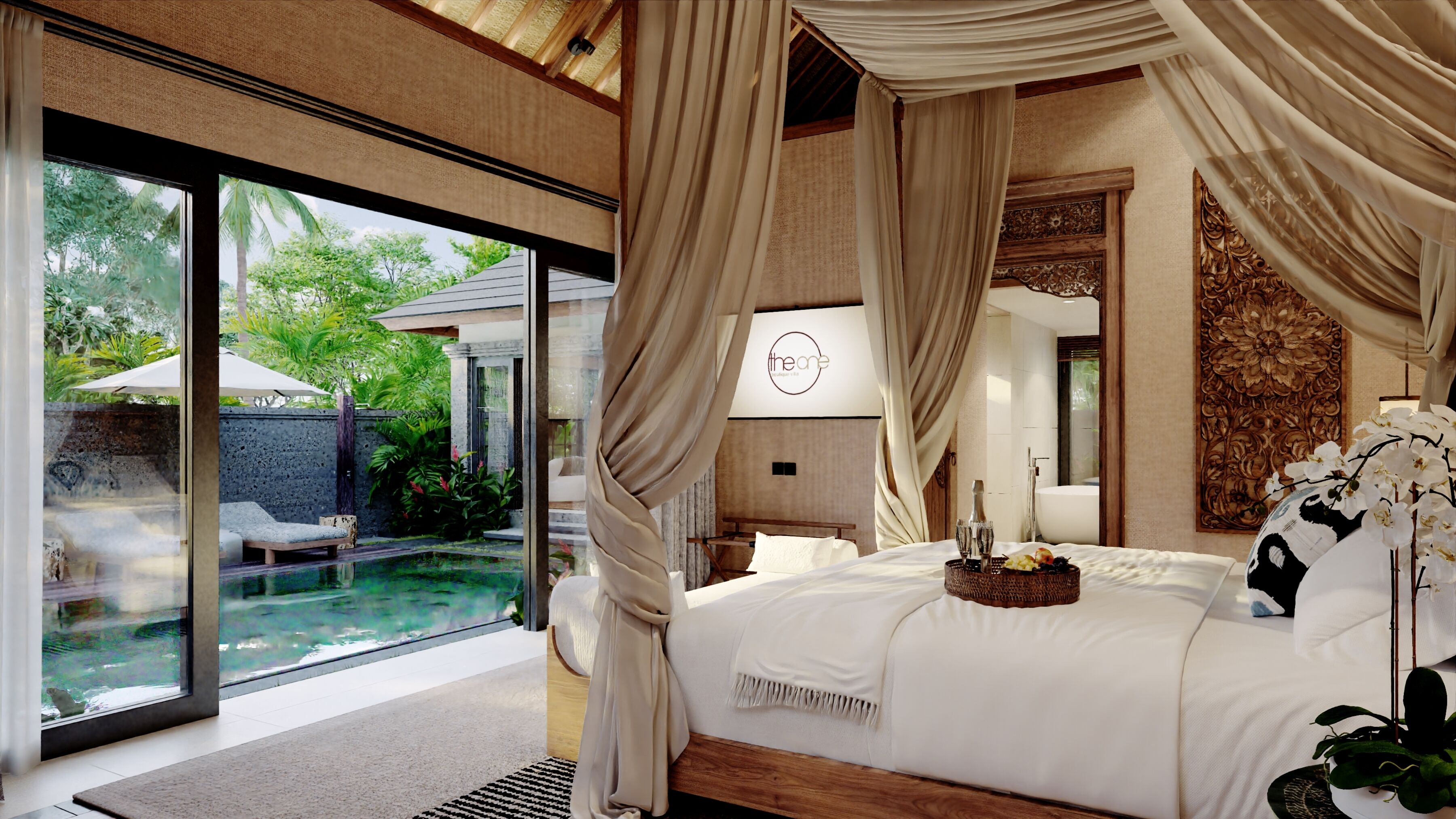 One Bedroom Pool Villa Luxe | Premium bedding, minibar, in-room safe, individually decorated