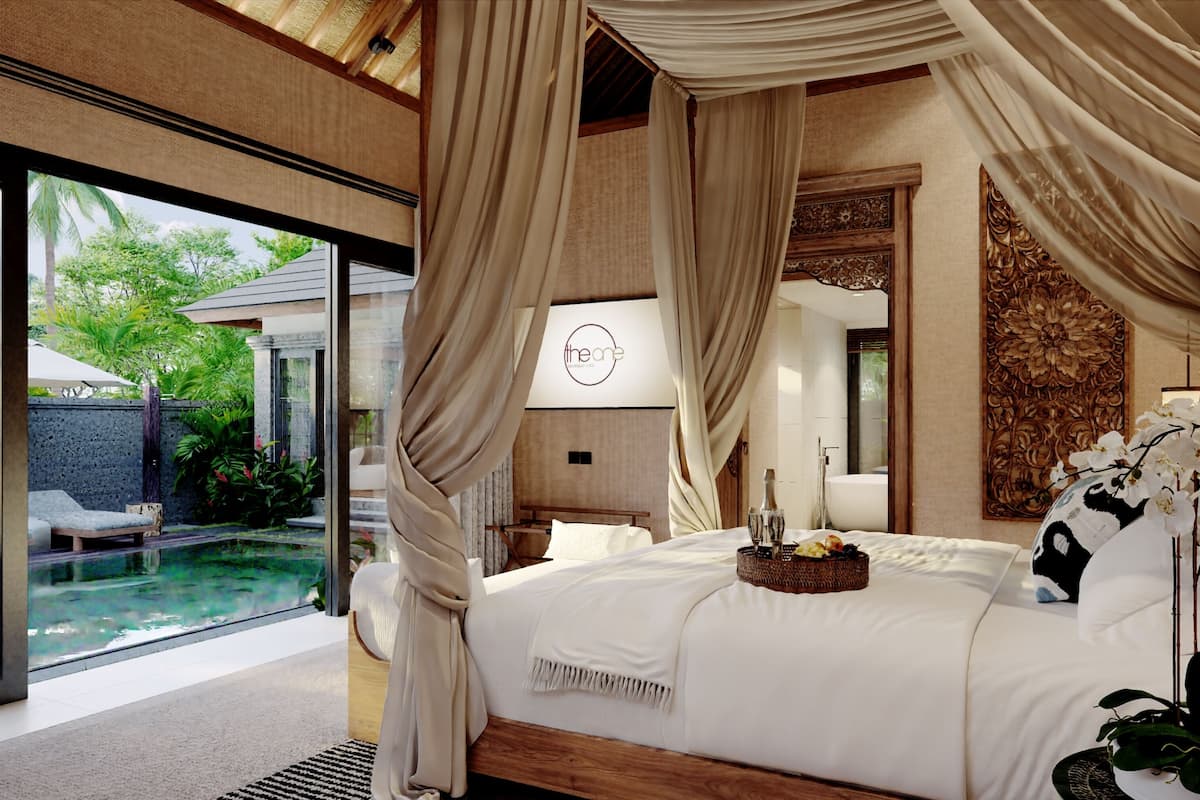 One Bedroom Pool Villa Luxe | Premium bedding, minibar, in-room safe, blackout curtains