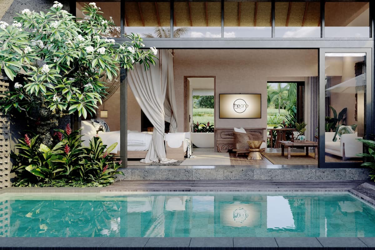 One Bedroom Pool Villa Intimate | Premium bedding, minibar, in-room safe, blackout curtains