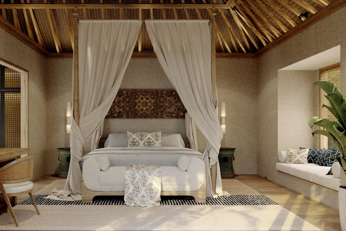 Villa Premier, 1 habitación, vistas a la piscina (Premiere One Bedroom Pool Villa) | Ropa de cama de alta calidad, minibar, caja fuerte