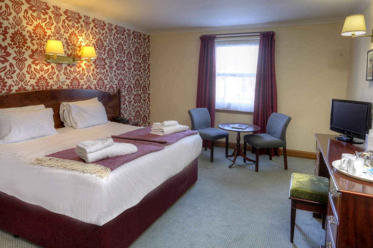 Standard Room, 1 King Bed, Non Smoking, Mountain View | Desk, iron/ironing board, free WiFi, bed sheets